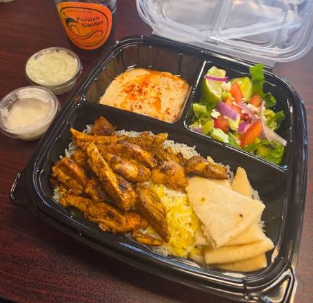 Persian Garden Restaurant signature dishes Chicken Shawarma
Gyro Wrap
Falafel Wrap